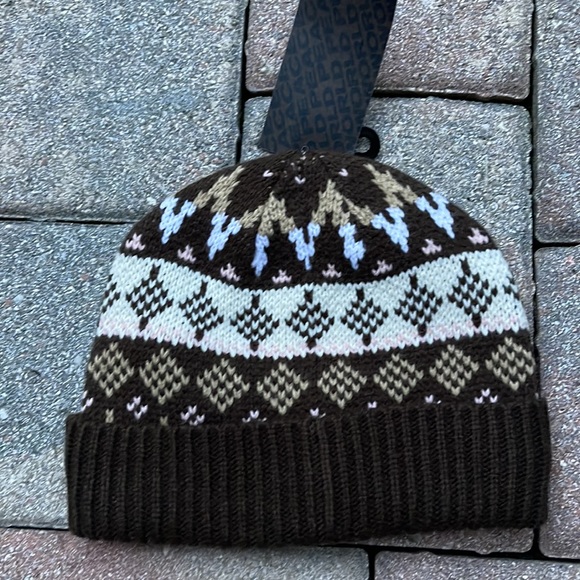 Vans MN VANS Jucti Brown Ornament Beanie Winter Fall Hat Women Men VN0A5KIR3N1 - Picture 7 of 16